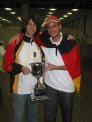 WM2006: Doppelmeister mit Pokal